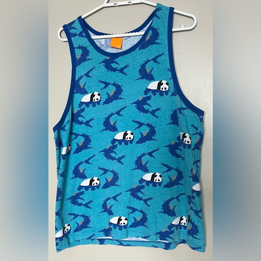 Y2K enjoi panda aop tank top